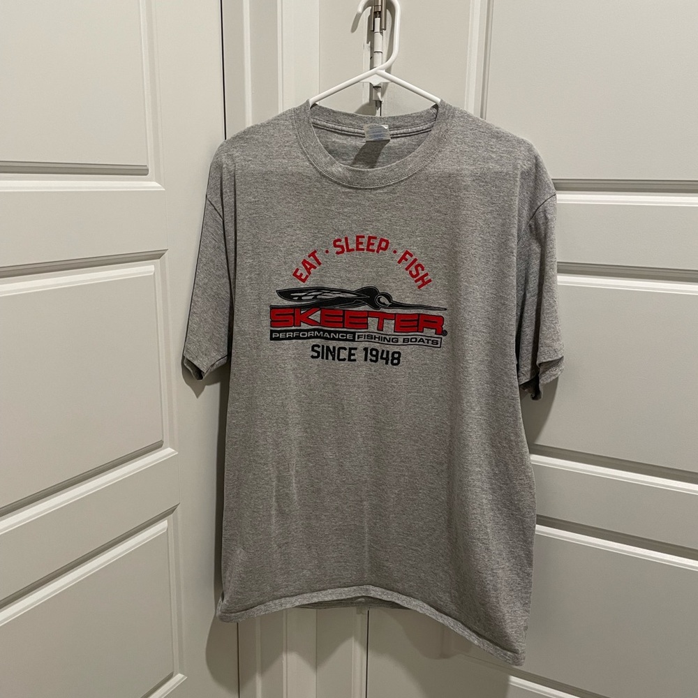 Greg Large Skeeter Performance Fishing Short Sleeve Tee Shirt